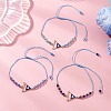 3Pcs Alloy Enamel Links Bracelets BJEW-MZ00284-1