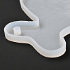 Dolphin Shaped Silhouette Silicone Cup Mat Molds DIY-I065-02-4