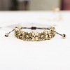 Alloy & Handmade Porcelain Bead Braided Bead Bracelets WG53770-03-1