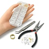 70Pcs 6 Style Zinc Alloy Lobster Claw Clasps DIY-YW0006-92-4