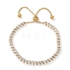 304 Stainless Steel Pave Clear Cubic Zirconia Tennis Bracelets BJEW-G754-03G-04-4