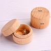 Round Wood Ring Box PW-WG90837-01-1