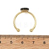 304 Stainless Steel Acrylic Cuff Open Rings RJEW-JR01104-5