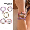 5Pcs 5 Styles Acrylic & CCB Plastic & Polymer Clay Bead Bracelets FS-WG62275-03-1