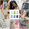 20Pcs UV Plating Opaque Acrylic European Beads OACR-TADJ0001-16E-6