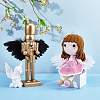 4Pcs 2 Colors Feather Wings Costume for Dolls Miniature Accessories DIY-ME0003-63-3