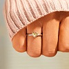 Heart 925 Sterling Silver Finger Rings for Women FS-WG1734C-04-2