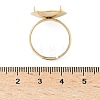Adjustable Brass 4 Prong Ring Settings KK-K414-04B-G-3