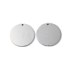 Non-Tarnish 304 Stainless Steel Pendants STAS-Q308-09T-P-1