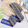 Ethnic Style Embroidery Polyester Ribbons OCOR-WH0060-56B-5