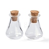 Glass Cork Bottles AJEW-O032-01A-1