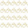 20 Sets Eco-friendly Brass Toggle Clasps KK-DC0002-29-1