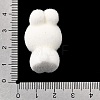 Flocking Opaque Resin Pendants RESI-G128-01N-3
