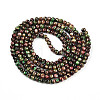 Baking Paint Glass Beads Strands DGLA-N003-4mm-B07-3