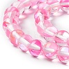 Synthetic Moonstone Beads Strands G-E573-02A-15-4