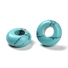 Synthetic Turquoise European Beads G-R488-02J-3