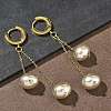 Ion Plating(IP) 304 Stainless Steel Hoop Earrings EJEW-D350-01G-5