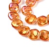 Electroplate Glass Beads Strands EGLA-N012-07L-3