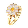 Daisy Rotatable Finger Ring for Women PW-WGB93E2-01-1