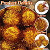32Pcs Faux Fur Soft Sequins Pompom Ball DIY-SC0033-96B-6