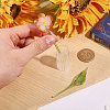 2Pcs Glass Flower Display Decorations AJEW-CO0001-04B-3