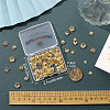 120Pcs 6 Style Brass & Alloy Bead Caps FIND-BBC0001-50-3
