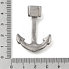 304 Stainless Steel Anchor Hook Clasps STAS-F356-11P-01-3