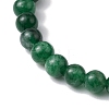 Natural Emerald Beaded Bracelets BJEW-JB10214-02-4