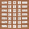 Plastic Drawing Painting Stencils Templates Sets DIY-WH0172-085-3