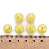 Opaque Acrylic Beads TACR-S154-10F-08-6