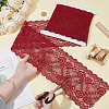 1 Roll 10% Spandex & 90% Nylon Lace Ribbon OCOR-OC0001-96D-3