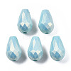 Spray Painted Acrylic Beads MACR-S280-04B-1