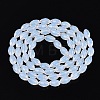 Imitation Jade Glass Beads Strands GLAA-N071-01A-B02-2