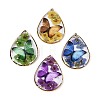 Transparent Epoxy Resin Pendants RESI-T059-20-1
