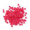 Baking Paint Cylinder Seed Beads SEED-R041-12-3