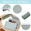 5Pcs 5 Colors Cloth Zipper Jewelry Bag Gift Pouches ABAG-WH0077-11C-3