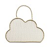 Iron Grid Shape Wall Mount Earring Display ODIS-P010-01G-4