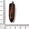 Natural Mahogany Obsidian Pointed Pendants G-F820-12P-3