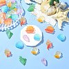 30Pcs 6 Styles Luminous Resin Conch Display Decorations DJEW-CJ0001-37-6