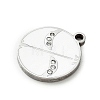 Twelve Constellations 304 Stainless Steel Enamel Pendants SA-CBAAE04-01P-09-2
