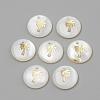 Freshwater Shell Pendants SHEL-Q010-008G-1