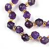 Natural Amethyst Beads Strands G-T141-48-3