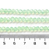 Baking Paint Transparent Glass Beads Strands DGLA-A034-J4MM-D02-4