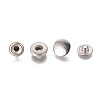 304 Stainless Steel Snap Buttons STAS-WH0014-06D-1
