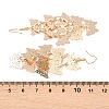 Brass Dangle Earrings EJEW-B157-02B-G-5