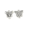 Butterfly Tibetan Style Alloy Links connectors X-TIBE-5369-AS-LF-2