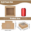 Square Foldable Creative Cardboard Box CON-WH0086-17B-02-2