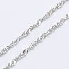 Anti-Tarnish Rhodium Plated 925 Sterling Silver Necklaces STER-E007-2A-1
