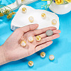10Pcs Resin Beads PACR-TA0001-33F-7
