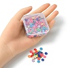 1 Strand Handmade Polymer Clay Beads Strand CLAY-YW0001-85-4